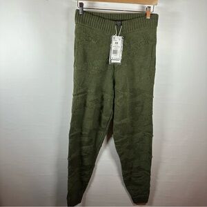 Adidas Ivy Park Green Cozy Knit Pants